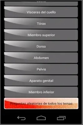 Anatomía android App screenshot 2